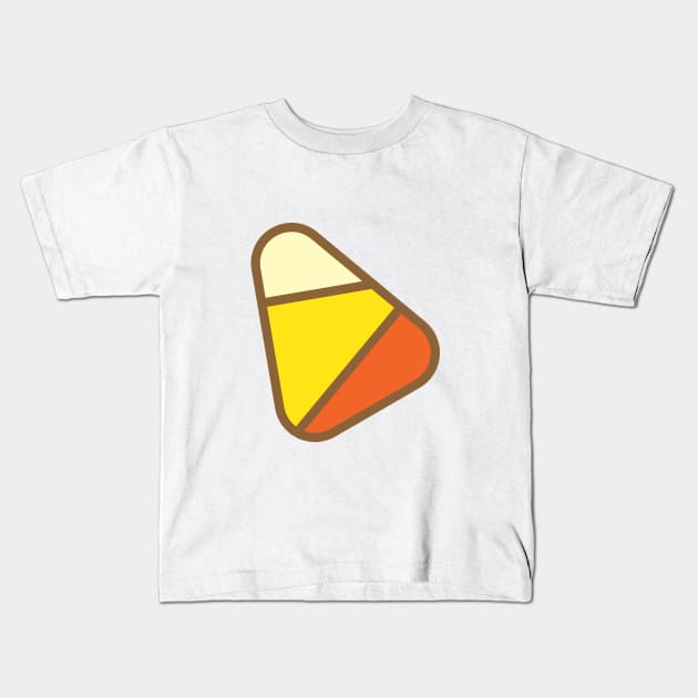 Candy Corn Kids T-Shirt by RedYolk